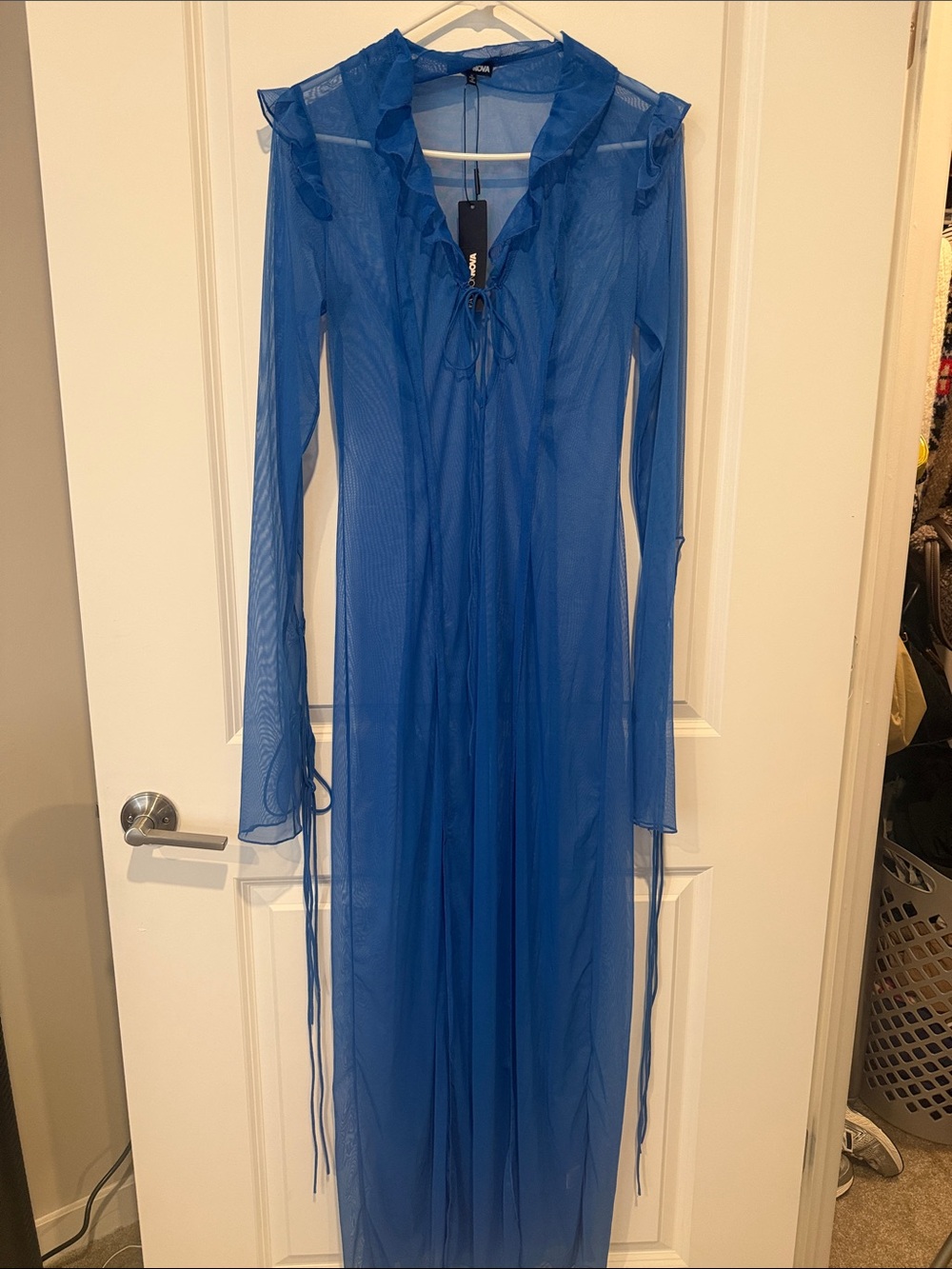 Blue cover up